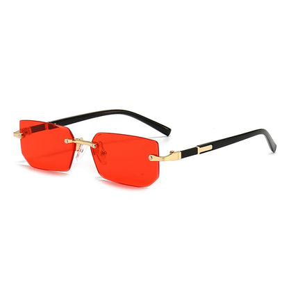 Nilo | Rechteckige Sonnenbrille Randlos
