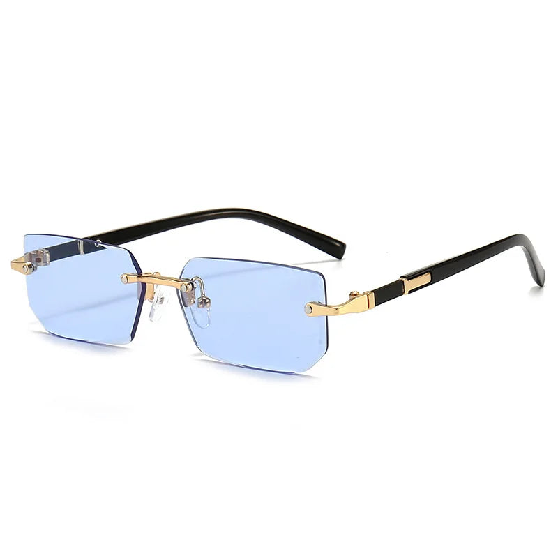 Nilo | Rechteckige Sonnenbrille Randlos