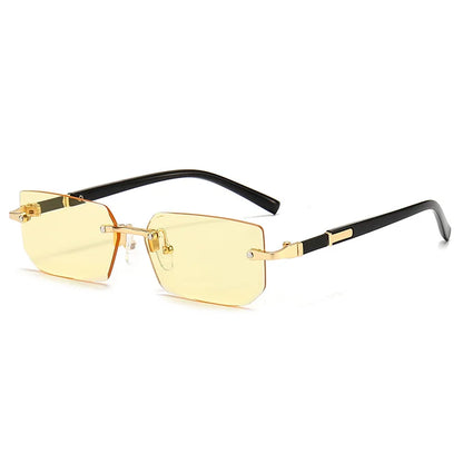 Nilo | Rechteckige Sonnenbrille Randlos