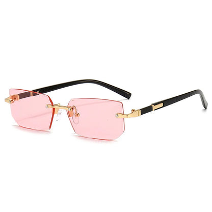 Nilo | Rechteckige Sonnenbrille Randlos