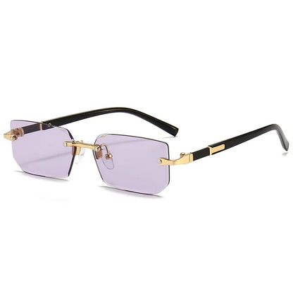 Nilo | Rechteckige Sonnenbrille Randlos