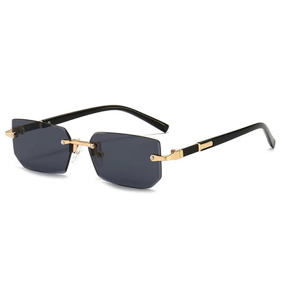 Nilo | Rechteckige Sonnenbrille Randlos